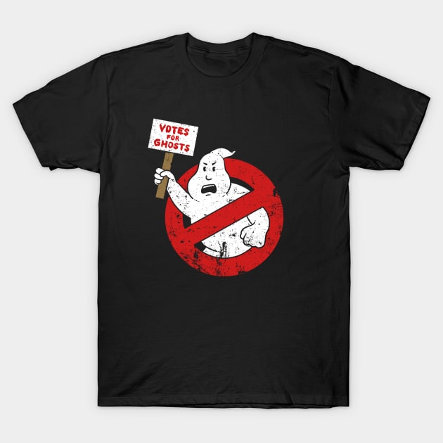 GHOST VOTERS T-Shirt by yortsiraulo